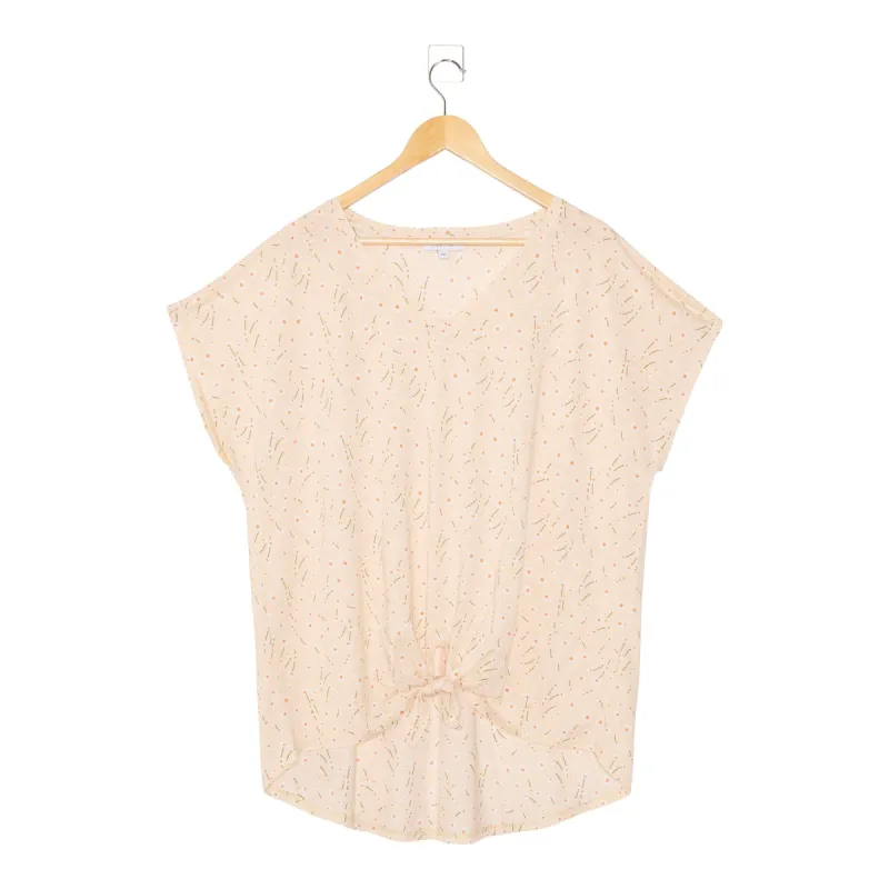 mySTYLE Women's Plus Cool Comfort Printed Linen Top sold by Giant Tiger