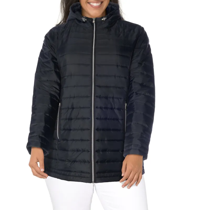 mySTYLE Women's Plus Eco 3/4 Length Puffer Jacket sold by Giant Tiger