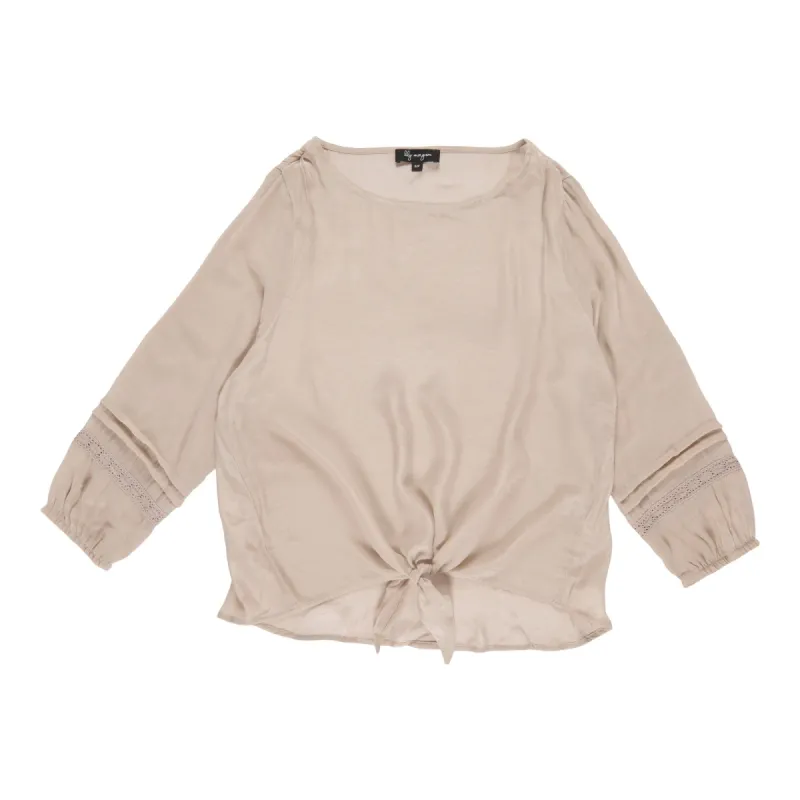 lily morgan Women's Tie Front Blouse sold by Giant Tiger