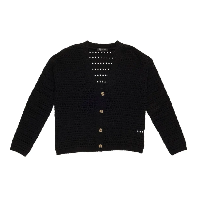 lily morgan Women's Open Front V-Neck Knit Cardigan sold by Giant Tiger