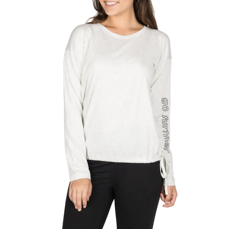 ACX Active Women's Long Sleeve Tee with Drawstring Hem - S-XL sold by Giant Tiger