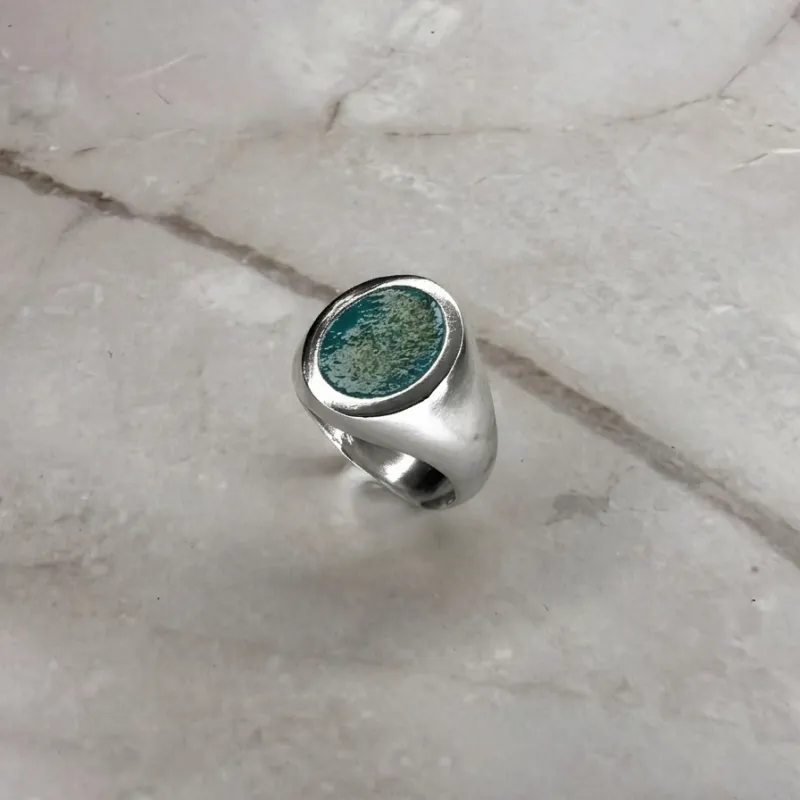 Crown Marine Oval  made by Mary Louis