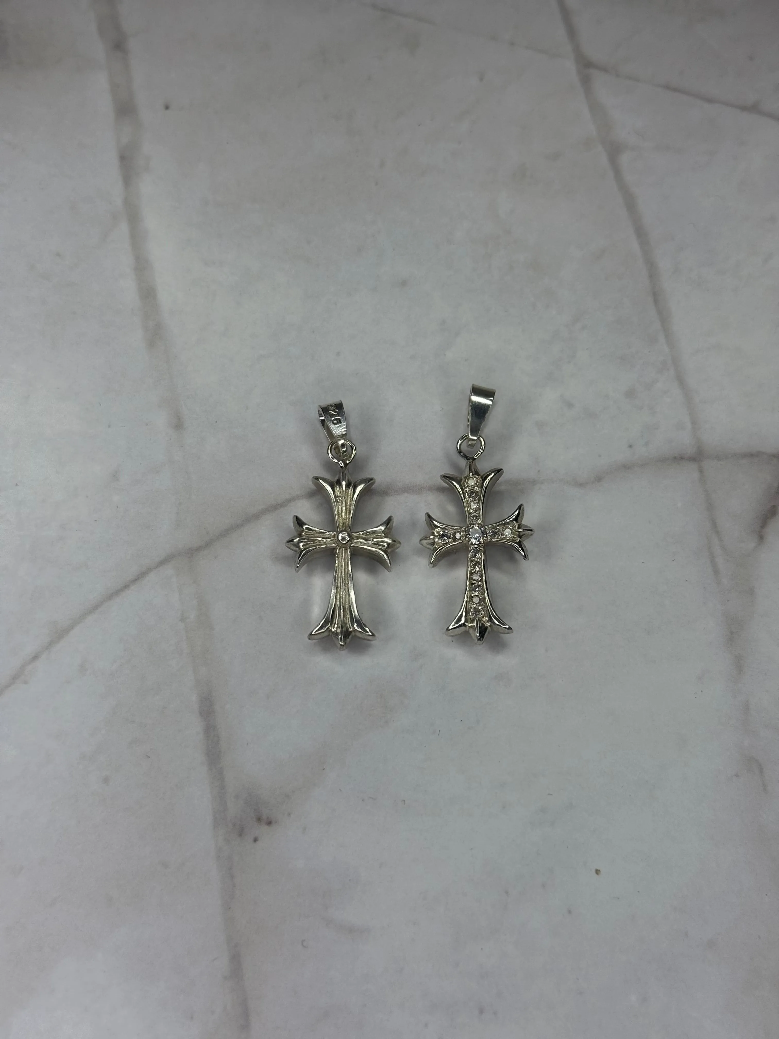 Cross Chrome Pendant sold by Mary Louis