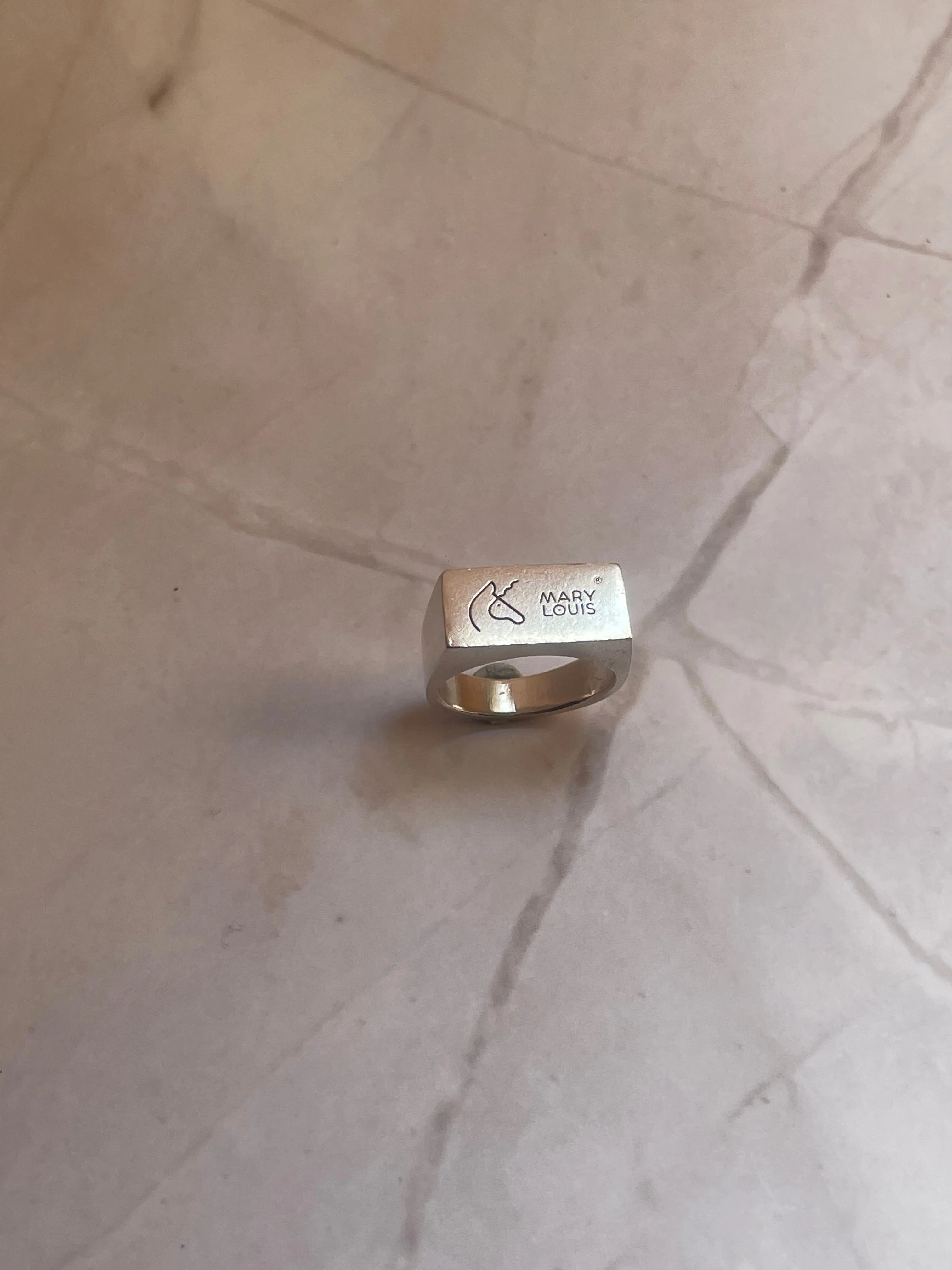 Rectangle Signet Ring sold by Mary Louis product image thumbnail 3
