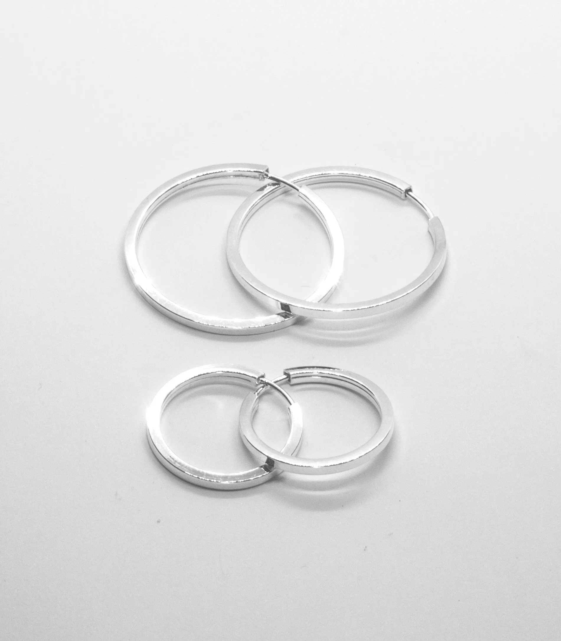 Square Wire Hoops sold by Mary Louis