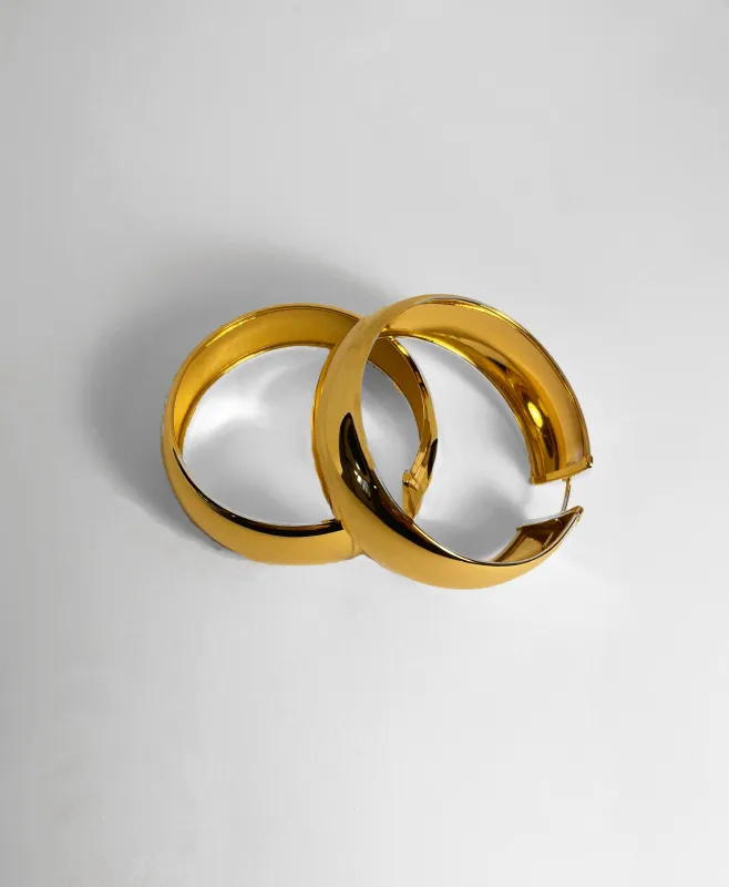 Chunky Hoops Goldie made by Mary Louis