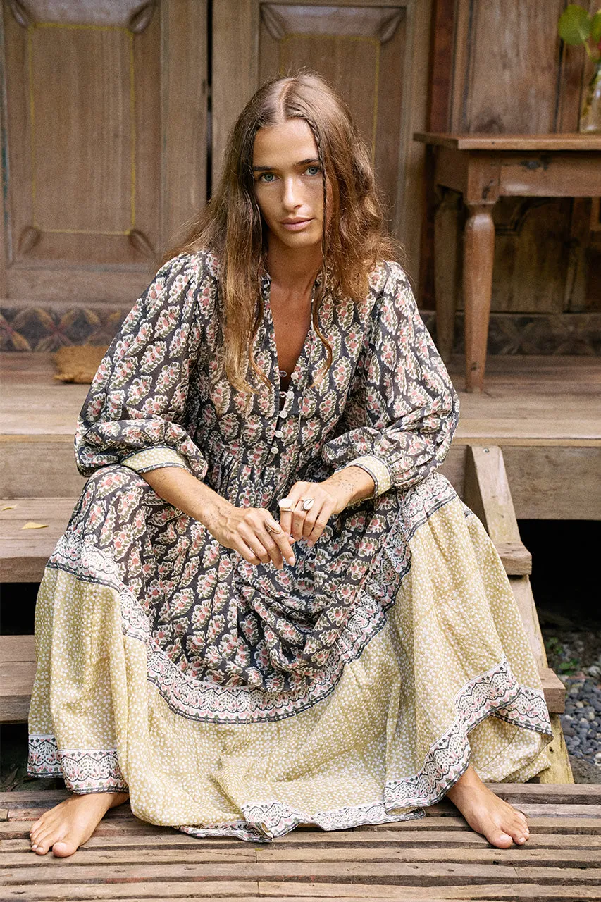 Bhoomi Maxi Dress ~ Onyx sold by Daughters of India product image thumbnail 5