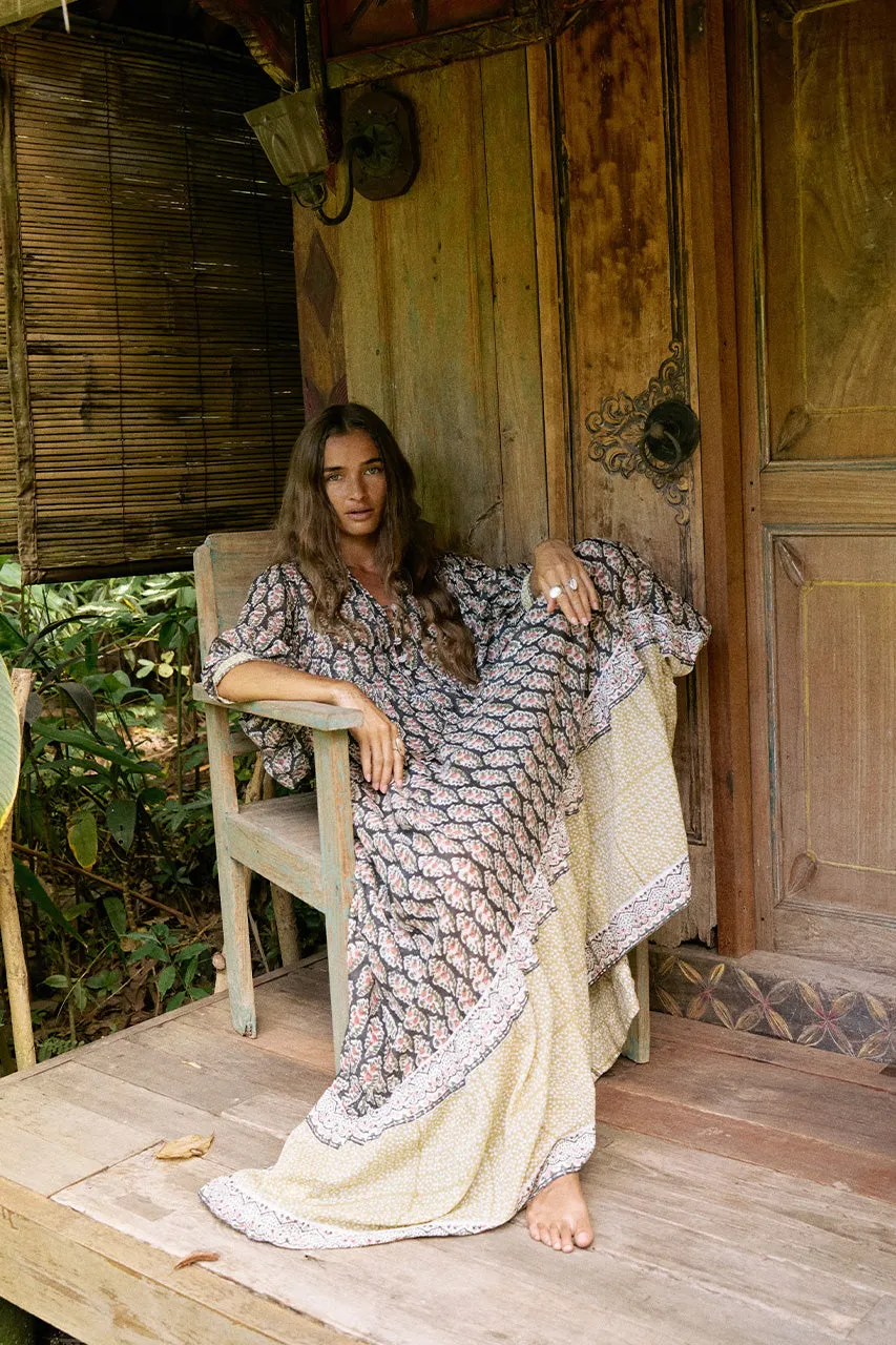 Bhoomi Maxi Dress ~ Onyx sold by Daughters of India product image thumbnail 3