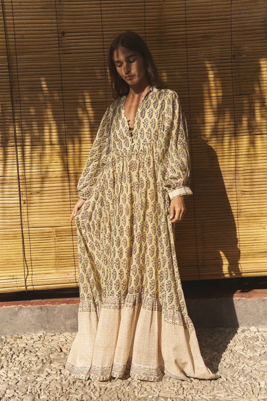 Bhoomi Maxi Dress ~ Meadow made by Daughters of India