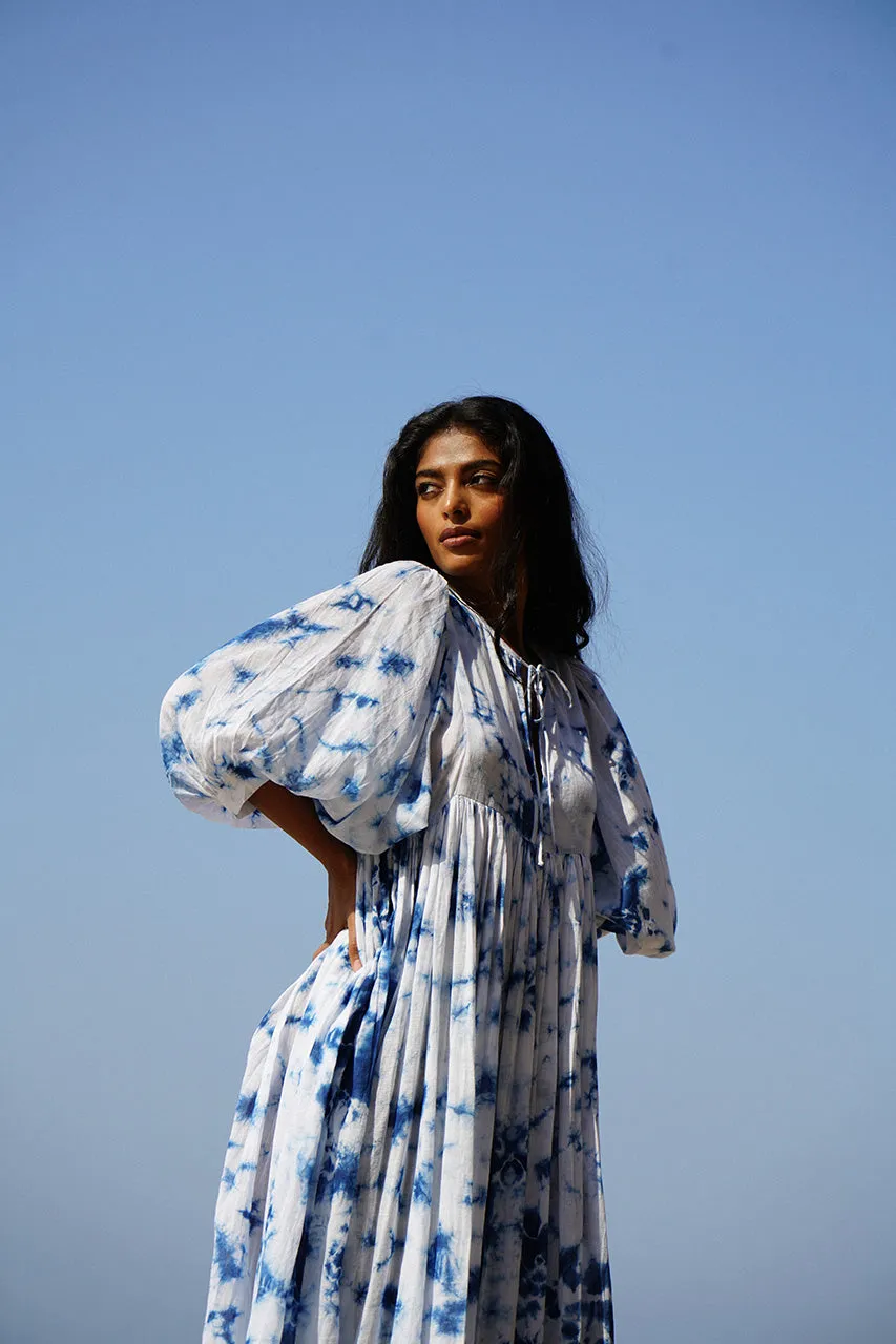 Kyra Midi Dress ~ Deep Sea sold by Daughters of India product image thumbnail 4