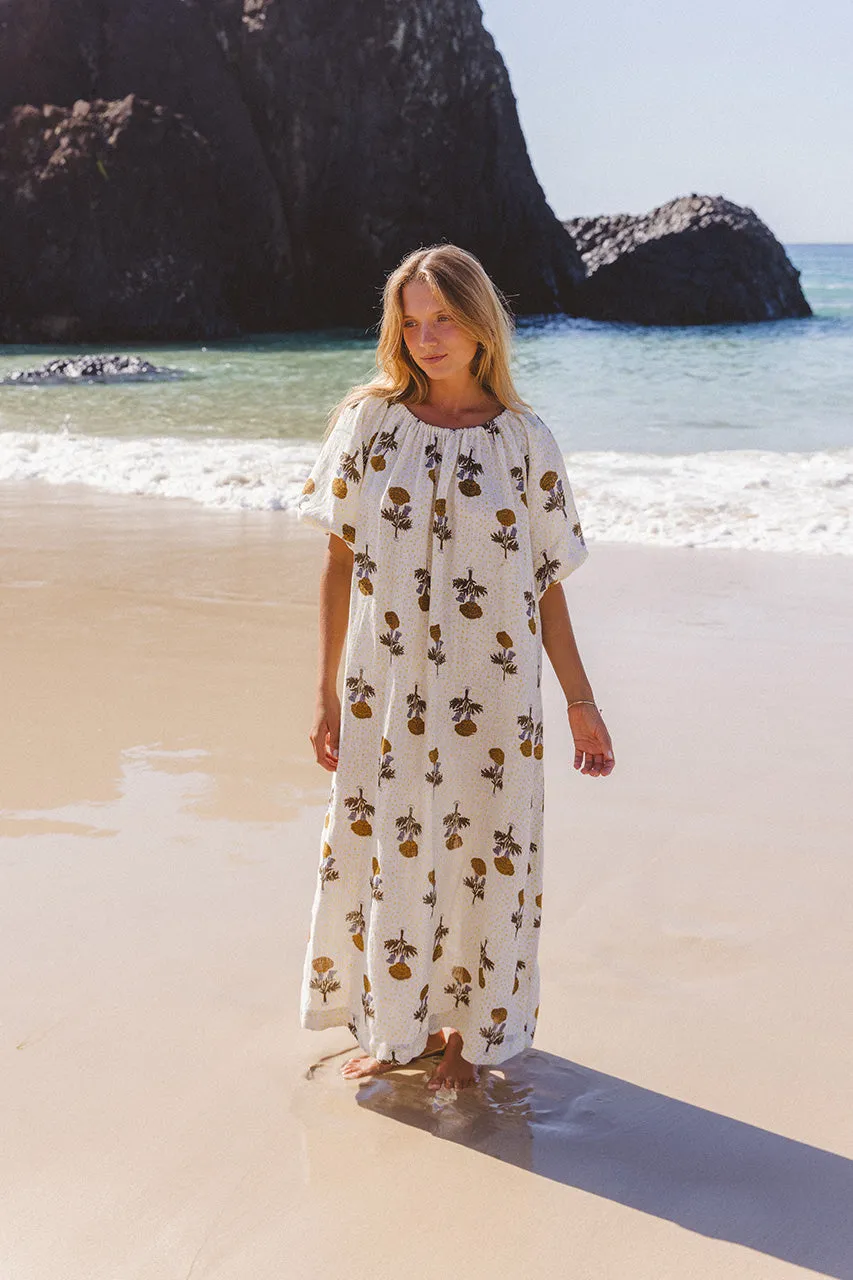 Dahlia Maxi Dress ~ Marigold sold by Daughters of India product image thumbnail 3