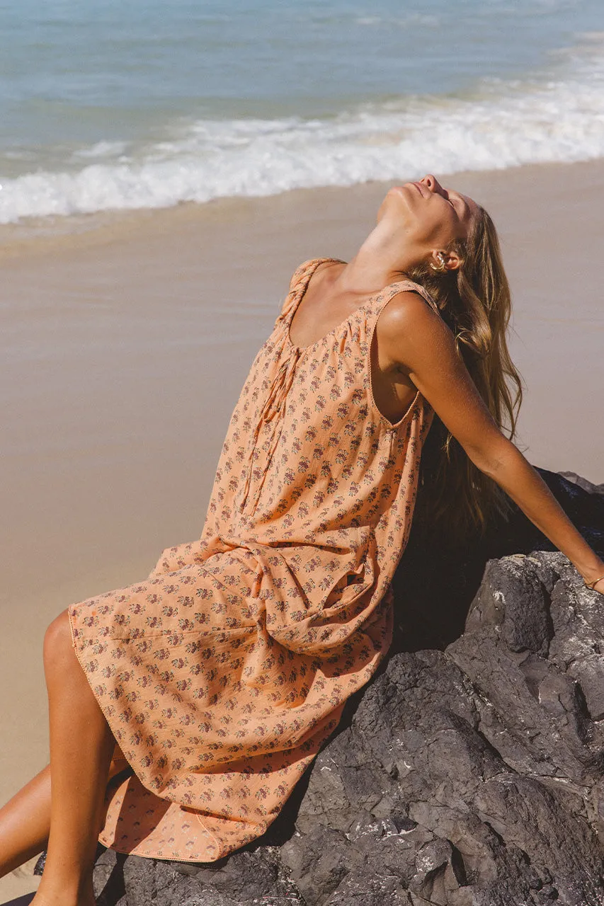 Sundress Midi ~ Peach sold by Daughters of India product image thumbnail 4