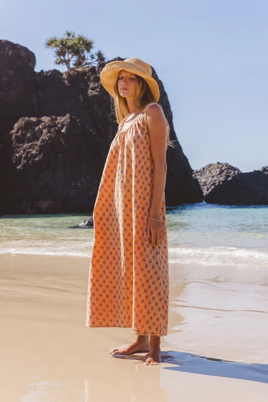 Sundress Midi ~ Peach sold by Daughters of India product image thumbnail 3