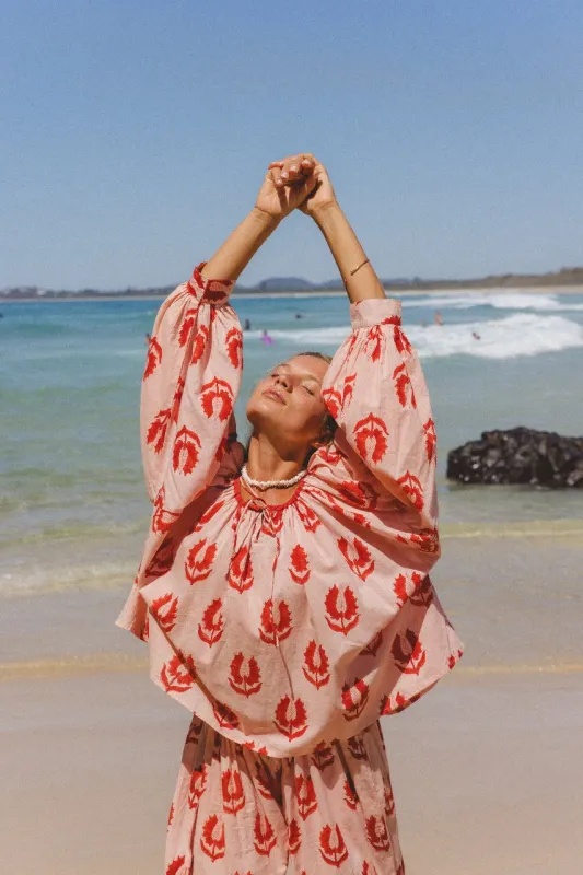 Ria Blouse ~ Cherry Blossom made by Daughters of India