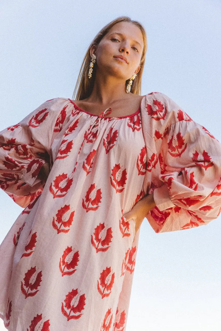 Ria Mini Dress ~ Cherry Blossom sold by Daughters of India product image thumbnail 4