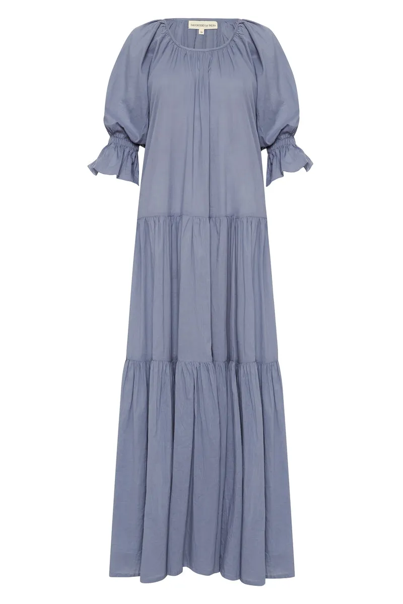 Sahana Gown ~ Blue Lagoon sold by Daughters of India product image thumbnail 3