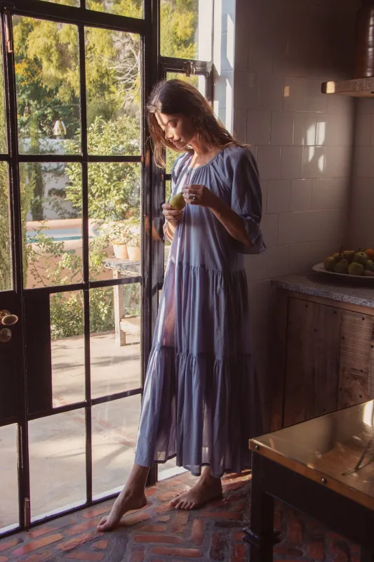 Sahana Gown ~ Blue Lagoon made by Daughters of India