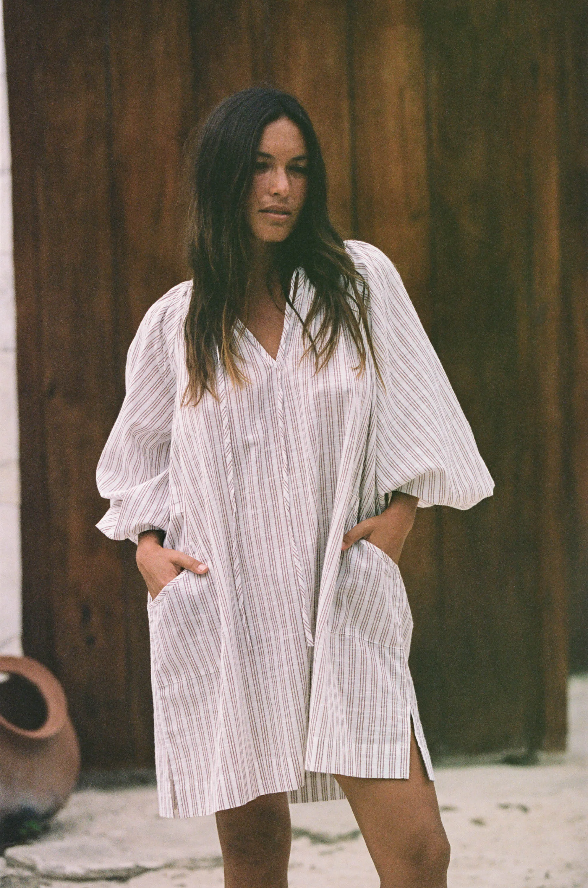 Poet Mini Dress ~ Vanilla sold by Daughters of India product image thumbnail 5