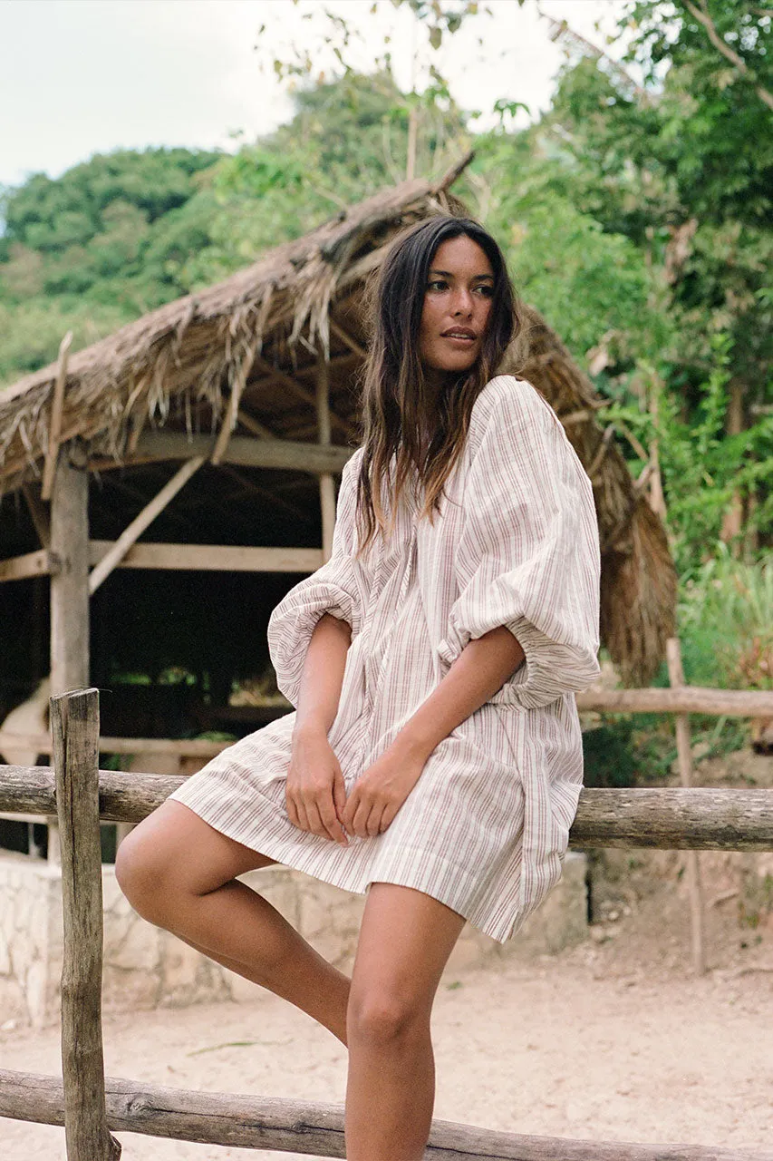 Poet Mini Dress ~ Vanilla sold by Daughters of India product image thumbnail 3