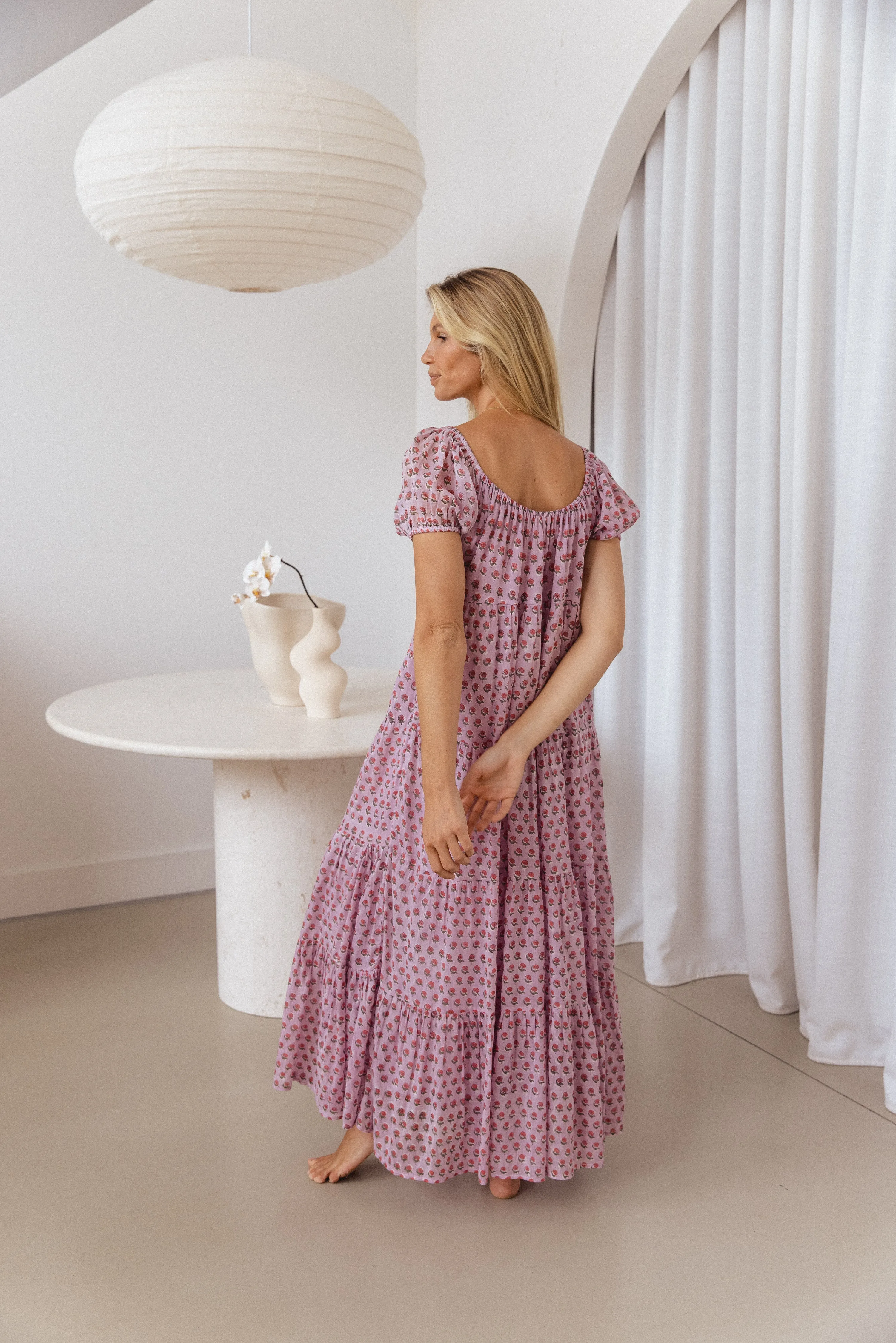 Sita Maxi Dress ~ Violet sold by Daughters of India product image thumbnail 5