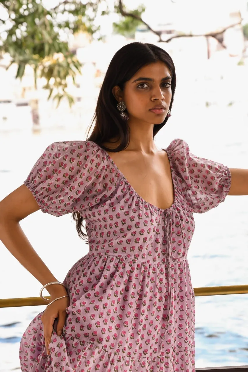 Sita Maxi Dress ~ Violet sold by Daughters of India product image thumbnail 2