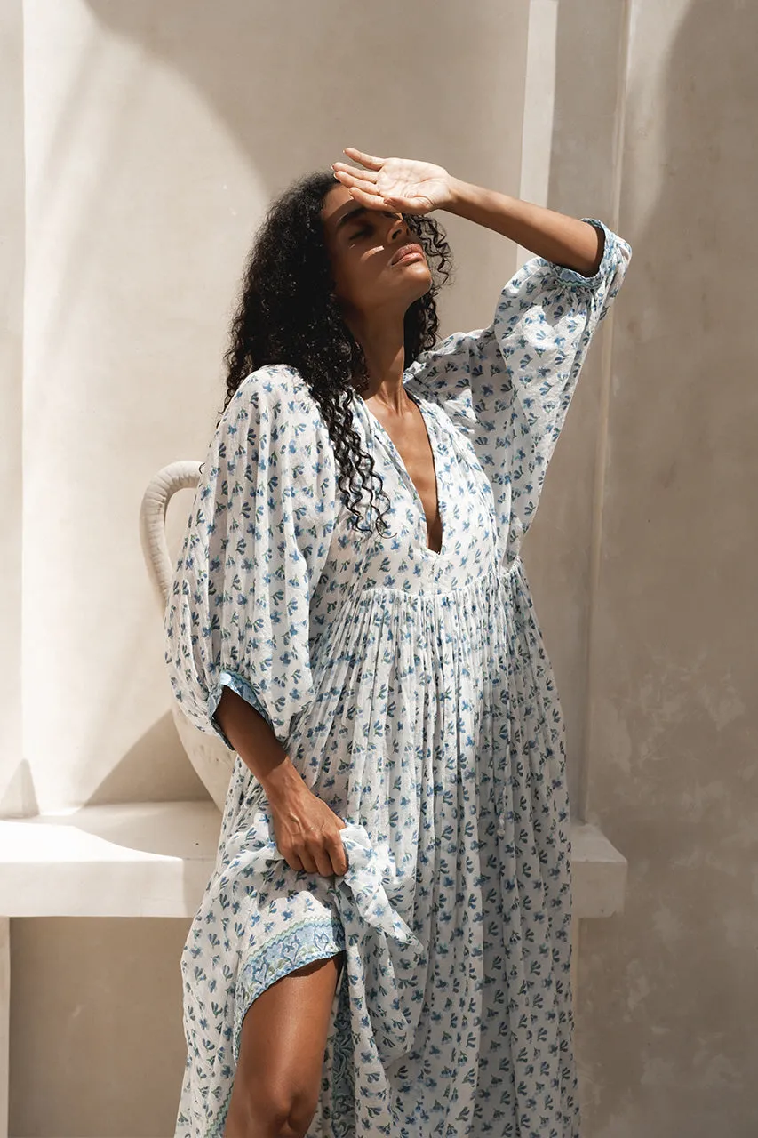 Kyra Maxi Dress ~ Azure sold by Daughters of India product image thumbnail 2