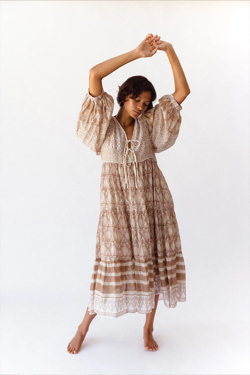 Jasmine Midi Dress - Shell sold by Daughters of India product image thumbnail 5