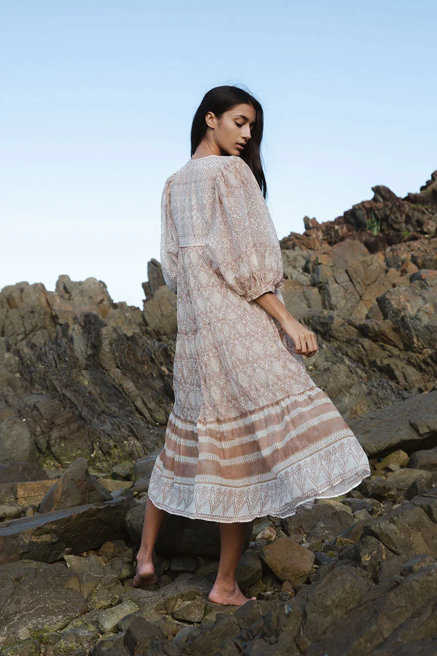 Jasmine Midi Dress - Shell sold by Daughters of India product image thumbnail 4
