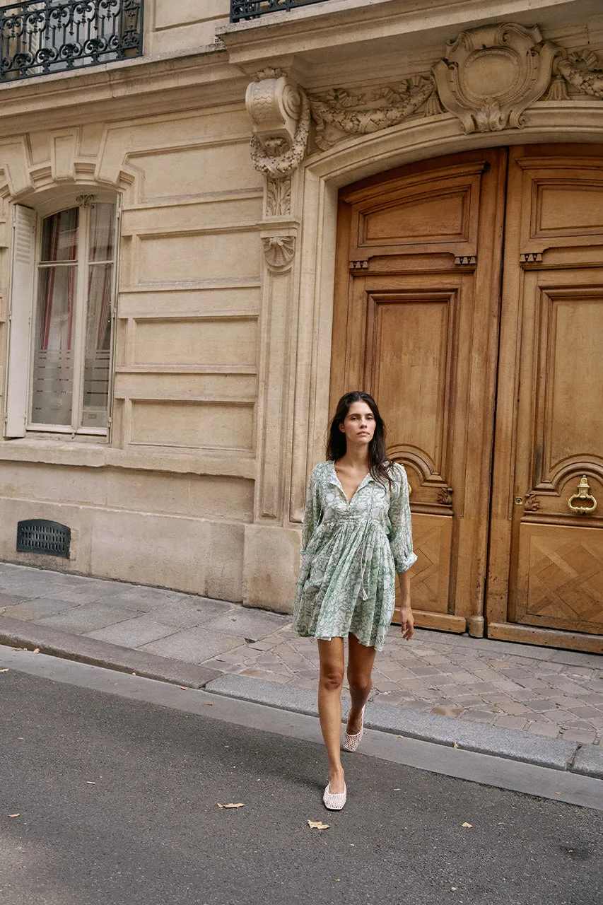 Kyra Mini Dress ~ Jade sold by Daughters of India product image thumbnail 3