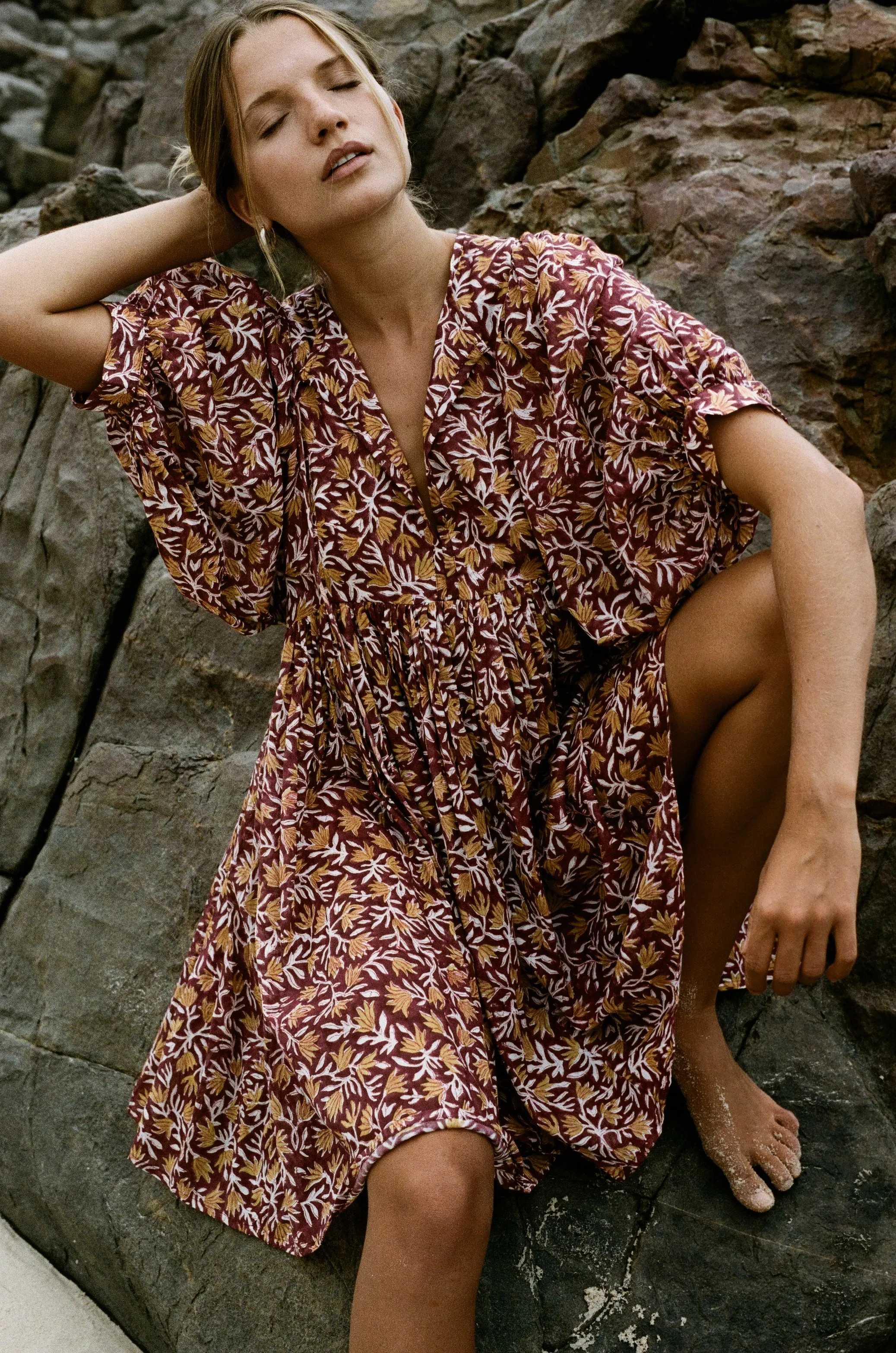 Kyra Mini Dress ~ Sumac sold by Daughters of India product image thumbnail 3