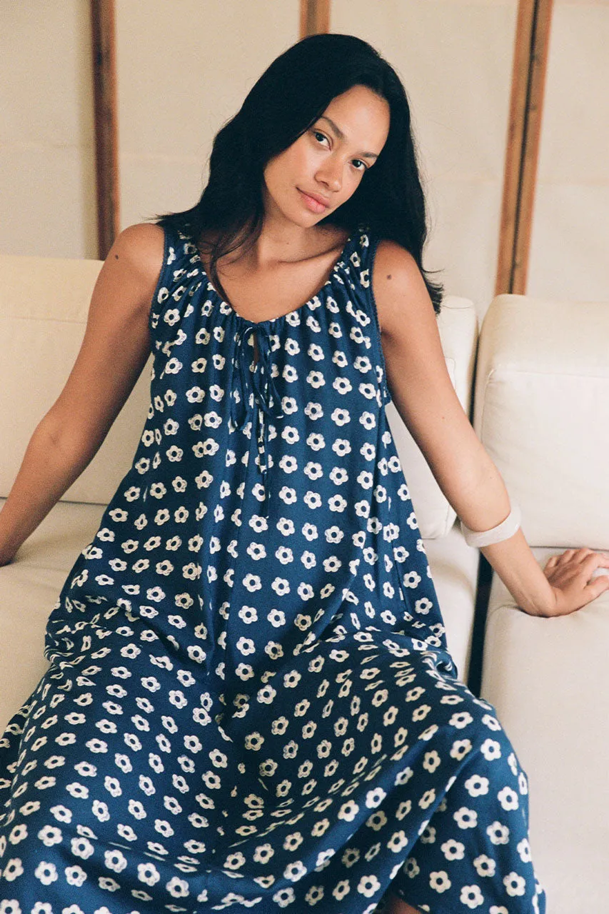 Sundress Midi ~ Indigo sold by Daughters of India product image thumbnail 3