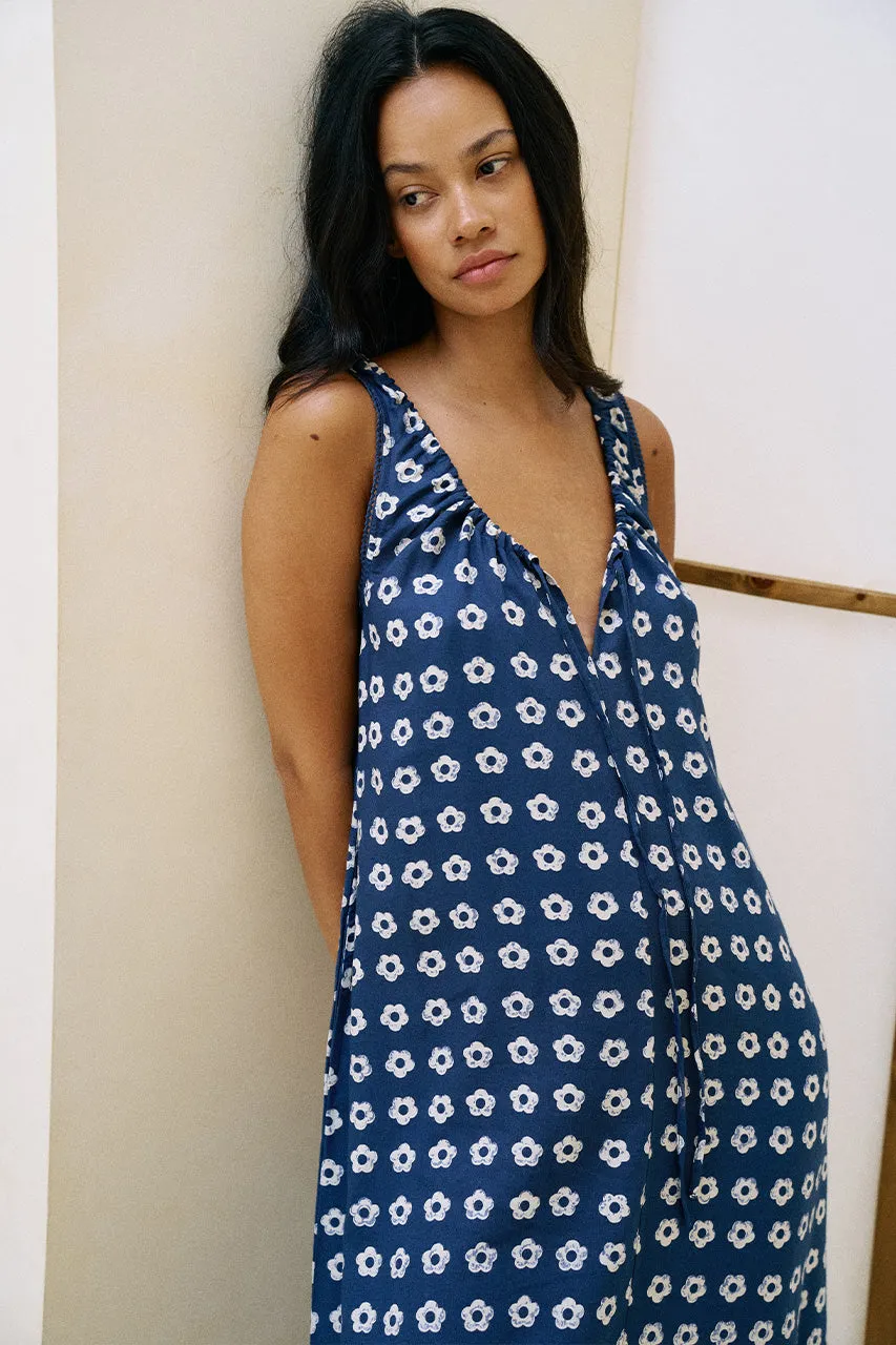 Sundress Midi ~ Indigo sold by Daughters of India product image thumbnail 5