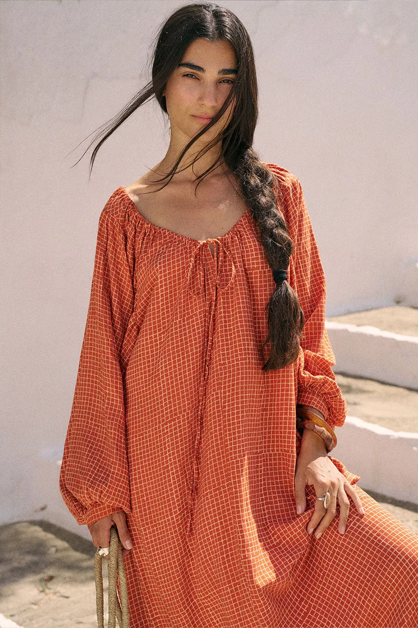 Zahra Midi Dress ~ Marmalade sold by Daughters of India