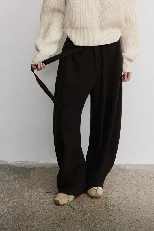 Relaxed-fit banana sweatpants | 5 color made by Polyphonie