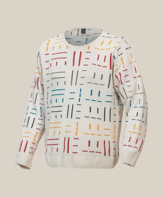 Tonalli Ash & Multicolor Lounge Sweater made by Espiritu