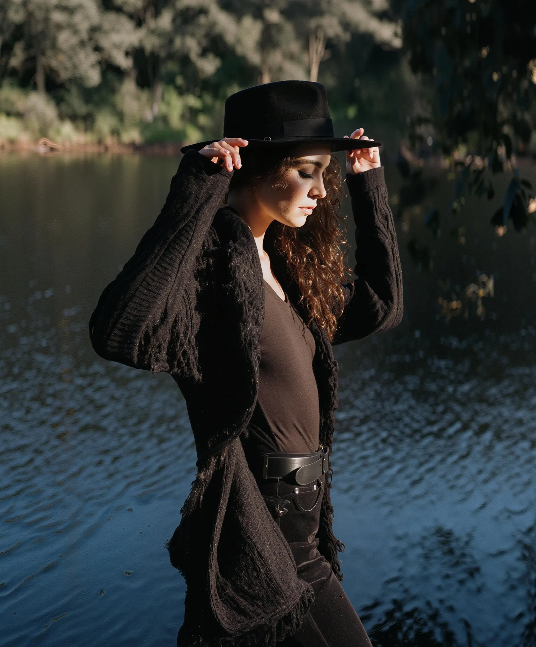Equinox Black V-Neck Heritage Cardigan sold by Espiritu product image thumbnail 4