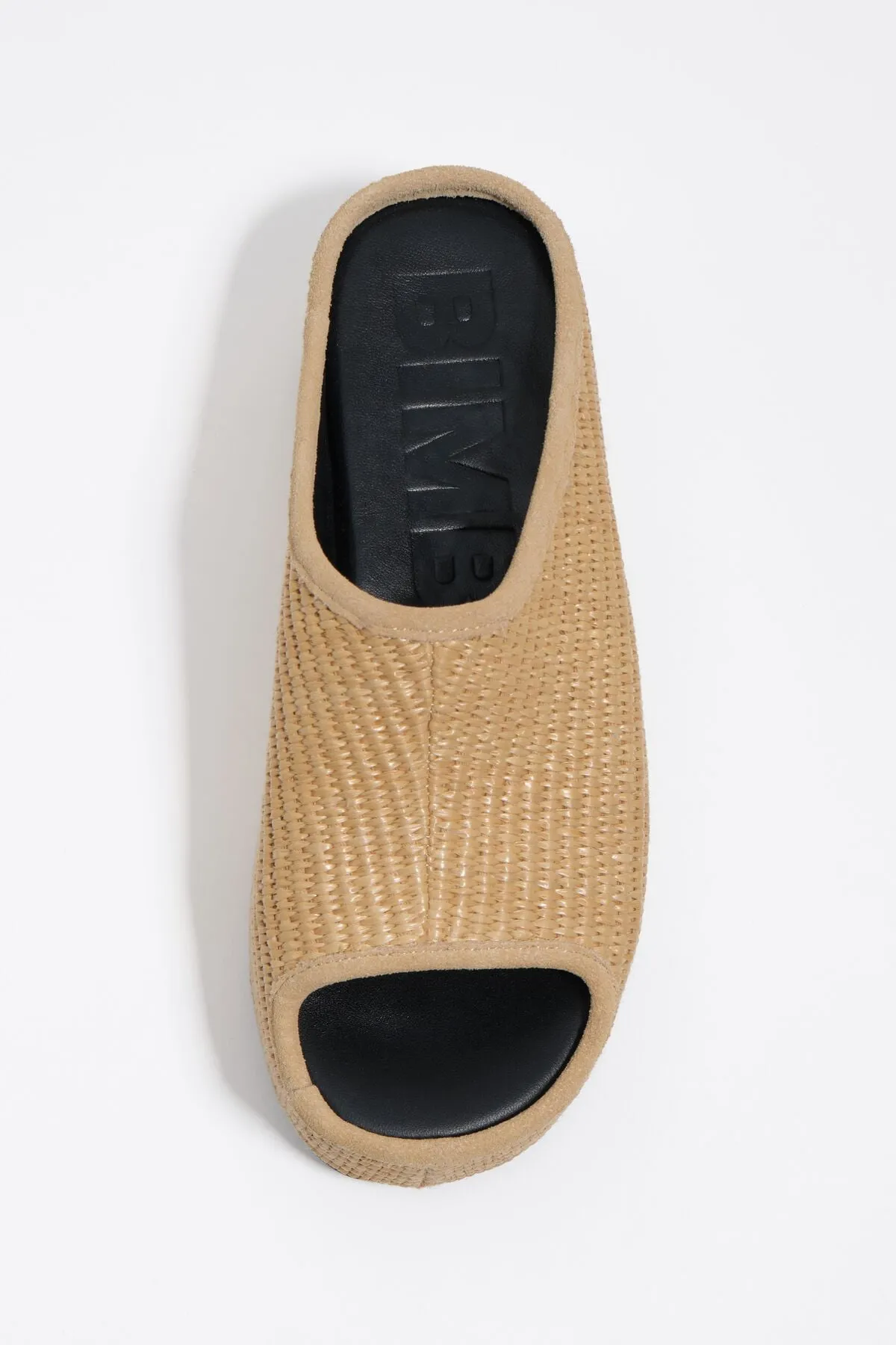 Natural raffia platform sandal sold by Bimba y lola product image thumbnail 5