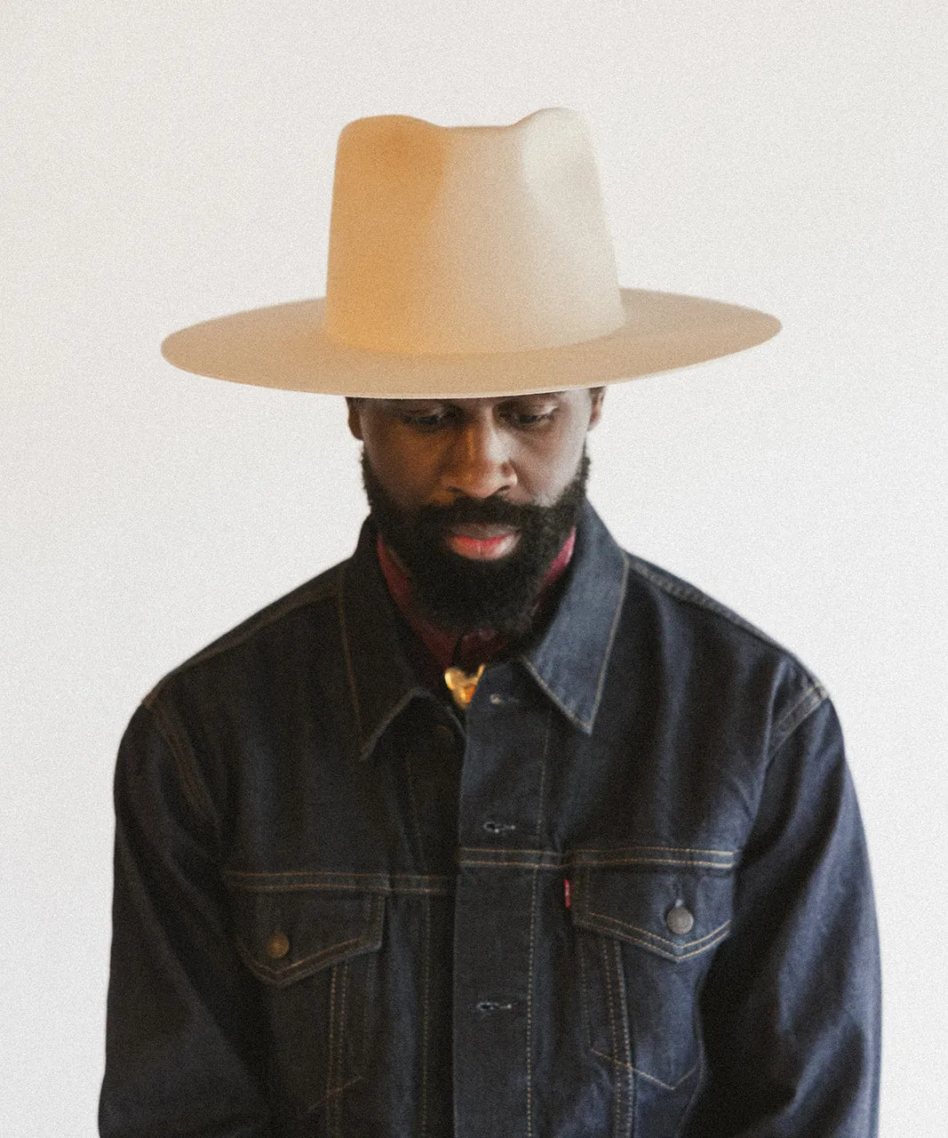 PURCELL FLAT-BRIMMED RANCHER HAT sold by Two Roads Hat Co. product image thumbnail 2