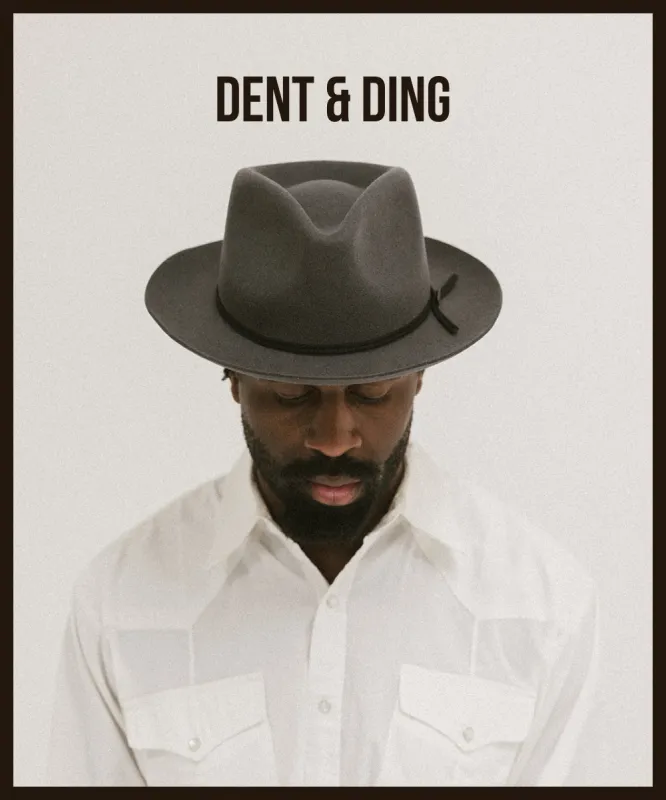 OLD CITY FEDORA HAT– DENT/DING sold by Two Roads Hat Co.