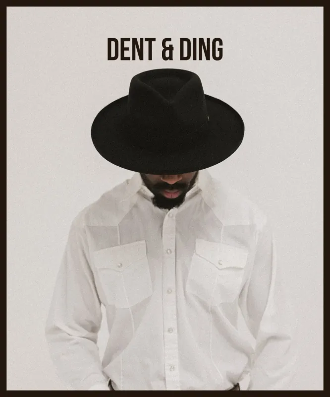 ECHO PARK FEDORA HAT– DENT/DING sold by Two Roads Hat Co.