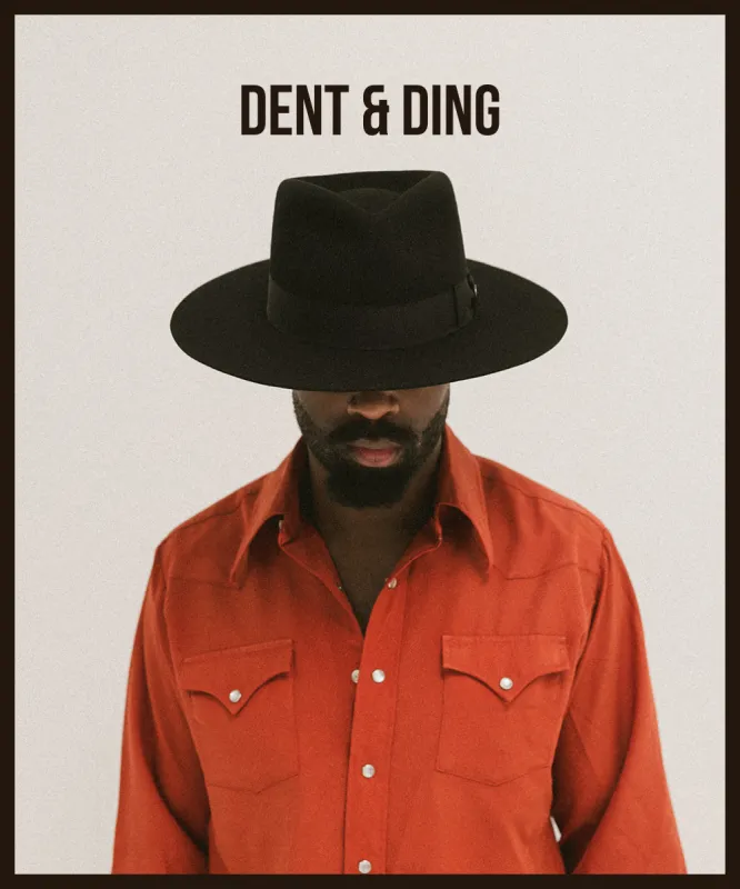 CORKTOWN FEDORA HAT– DENT/DING sold by Two Roads Hat Co.