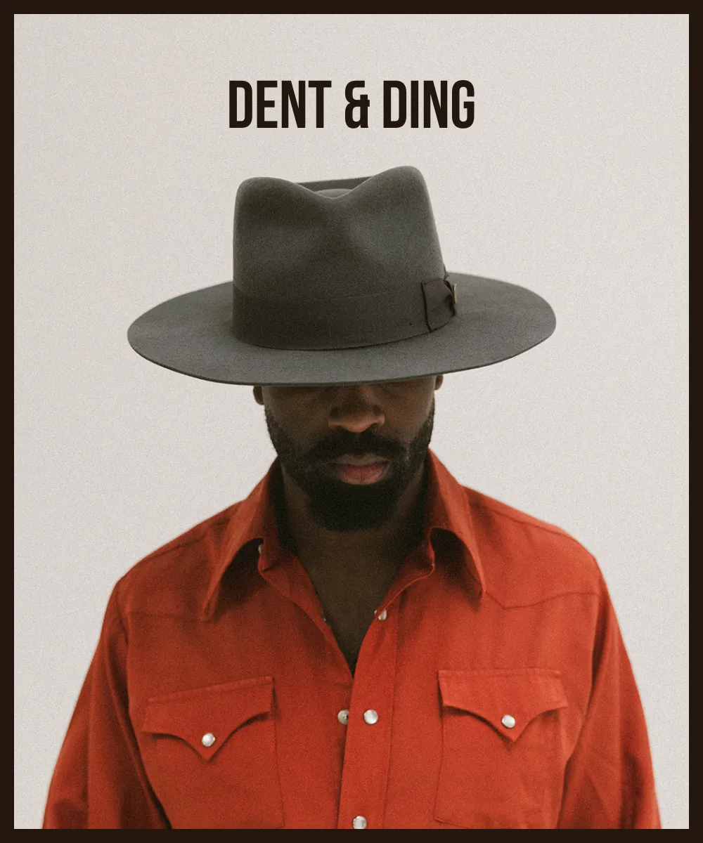 CORKTOWN FEDORA HAT– DENT/DING sold by Two Roads Hat Co. product image thumbnail 4