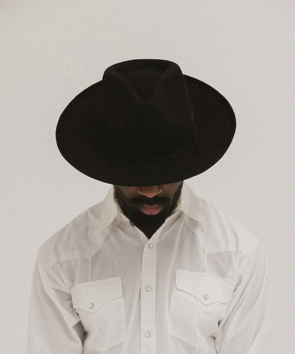 CLARKSDALE TEARDROP CROWN FEDORA sold by Two Roads Hat Co. product image thumbnail 2