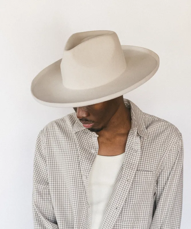 FIVE POINTS WIDE BRIM FEDORA HAT sold by Two Roads Hat Co.
