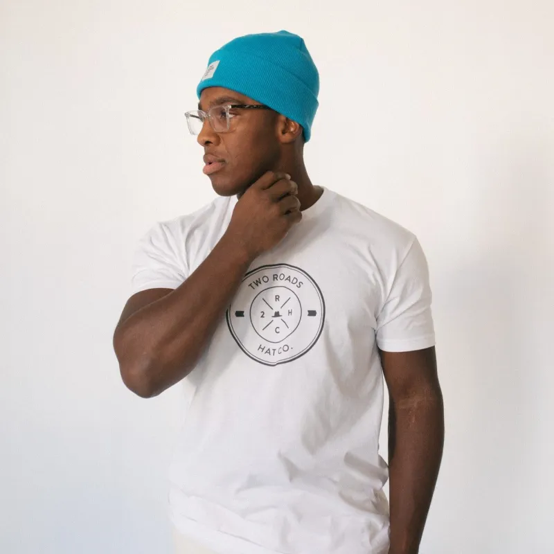 TWO ROADS CREST TEE – WHITE sold by Two Roads Hat Co.