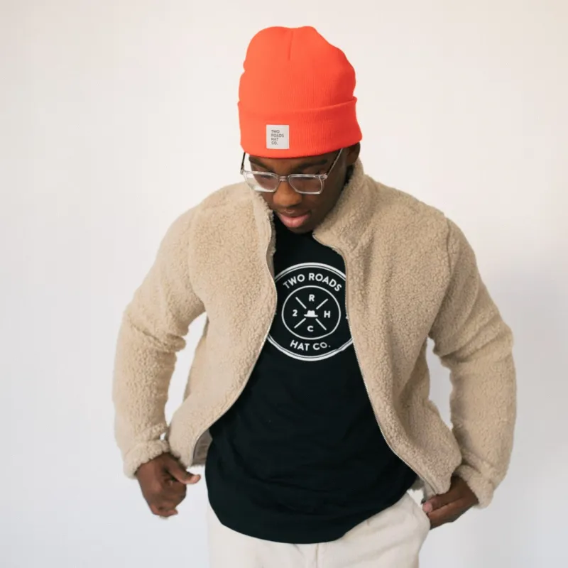 TWO ROADS CREST TEE – BLACK sold by Two Roads Hat Co.