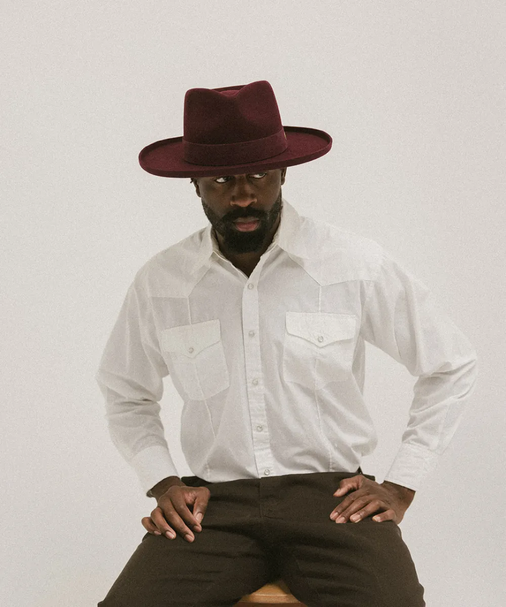 ECHO PARK FEDORA HAT sold by Two Roads Hat Co. product image thumbnail 3