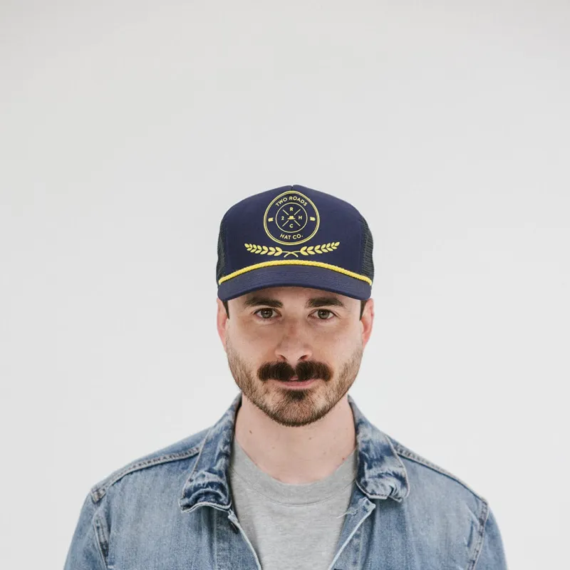 POINT LOMA FOAM TRUCKER CAP - NAVY sold by Two Roads Hat Co.
