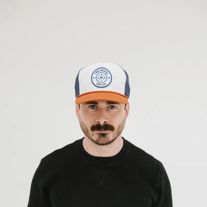 GREBE 5 PANEL MESH ROPE CAP sold by Two Roads Hat Co.