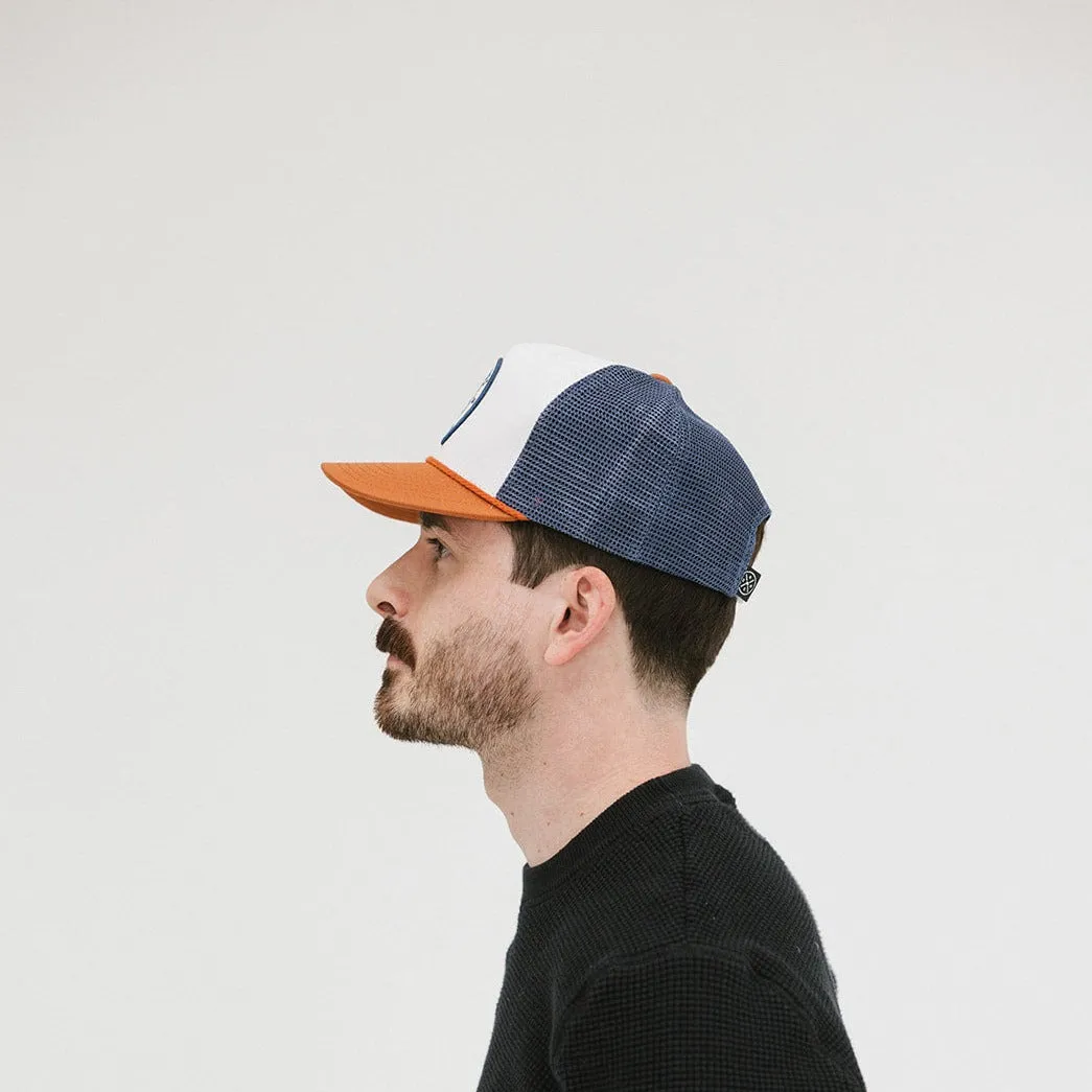 GREBE 5 PANEL MESH ROPE CAP sold by Two Roads Hat Co. product image thumbnail 2